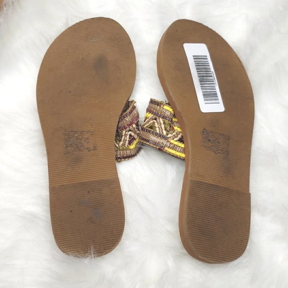 Sonoma life and style woven flip flop sandals 6 - Picture 4 of 4